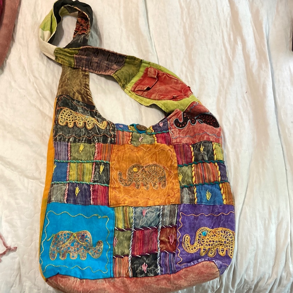 Boho Elephant Beach Bag